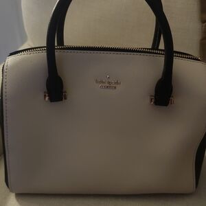 Kate Spade Black and Cream Satchel